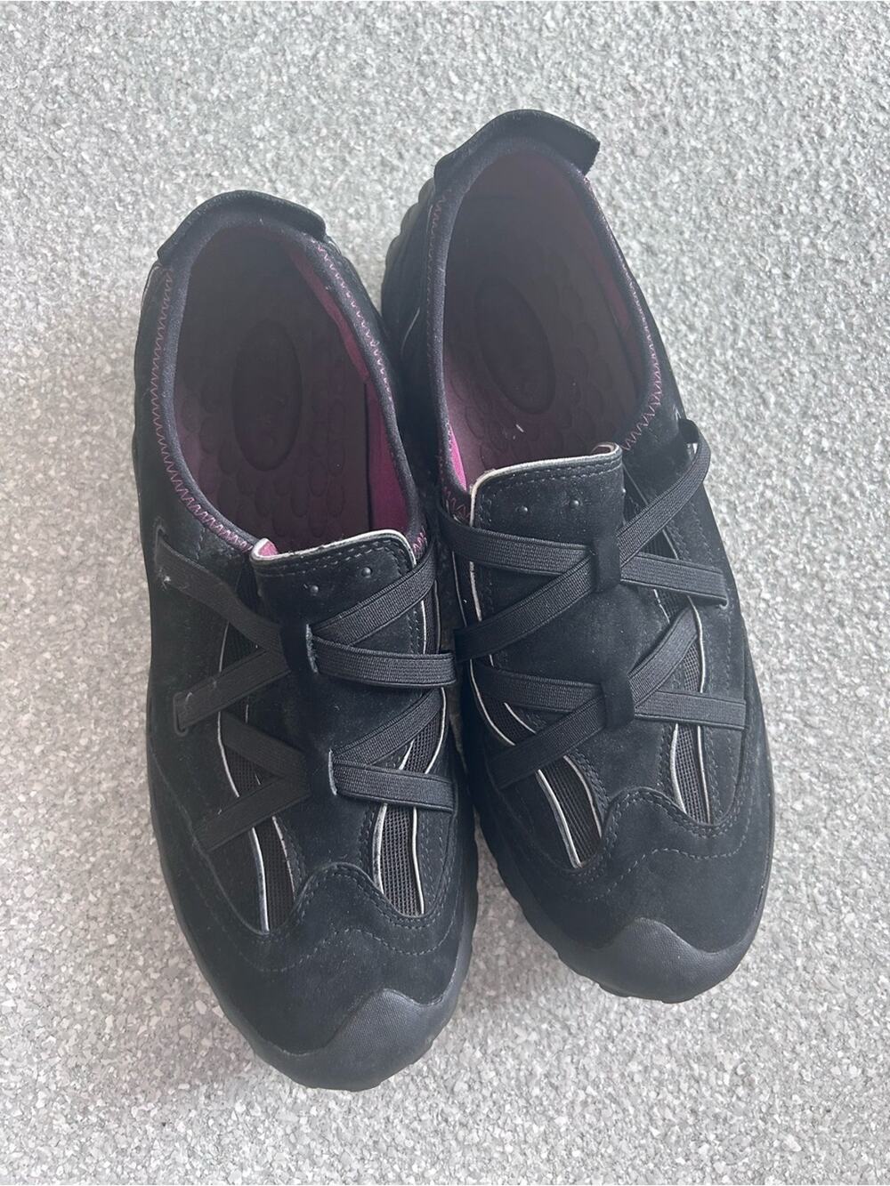Privo by Clarks Women's Black Slip-On Suede Comfort Sneakers Size 9.5M